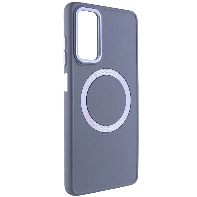 TPU чохол Bonbon Metal Style with Magnetic Fit для Samsung Galaxy A25 5G Сірий / Lavender