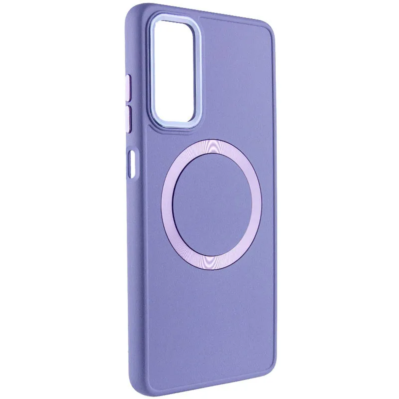 TPU чохол Bonbon Metal Style with Magnetic Fit для Samsung Galaxy A25 5G Бузковий / Dasheen