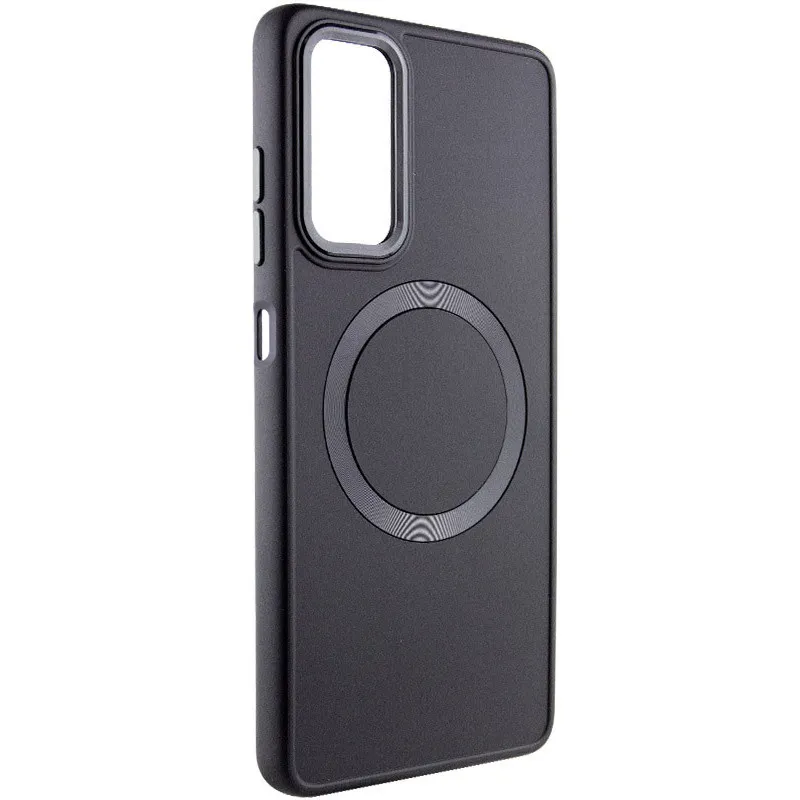 TPU чохол Bonbon Metal Style with Magnetic Fit для Samsung Galaxy A25 5G Чорний / Black