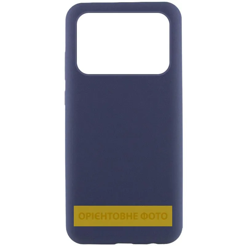 Чохол Silicone Cover Lakshmi для Xiaomi Poco X6 / Note 13 Pro 5G Темно-синій / Midnight blue