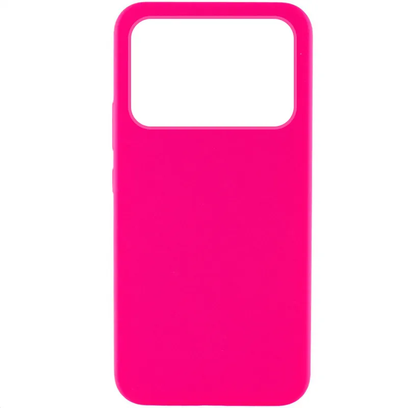 Чохол Silicone Cover Lakshmi для Xiaomi Poco X6 Pro Рожевий / Barbie pink