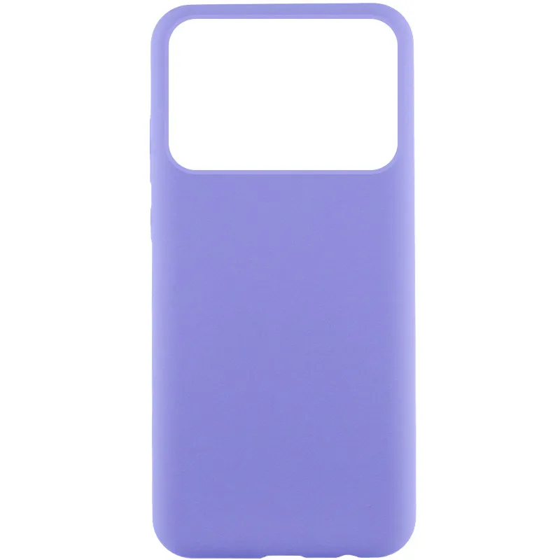 Чохол Silicone Cover Lakshmi для Xiaomi Poco X6 Pro Бузковий / Dasheen