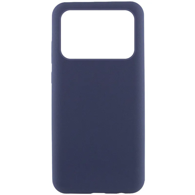 Чохол Silicone Cover Lakshmi для Xiaomi Poco X6 Pro Темно-синій / Midnight blue