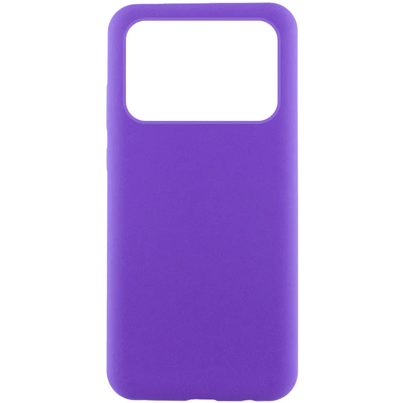 Чохол Silicone Cover Lakshmi для Xiaomi Poco X6 Pro Фіолетовий / Amethyst