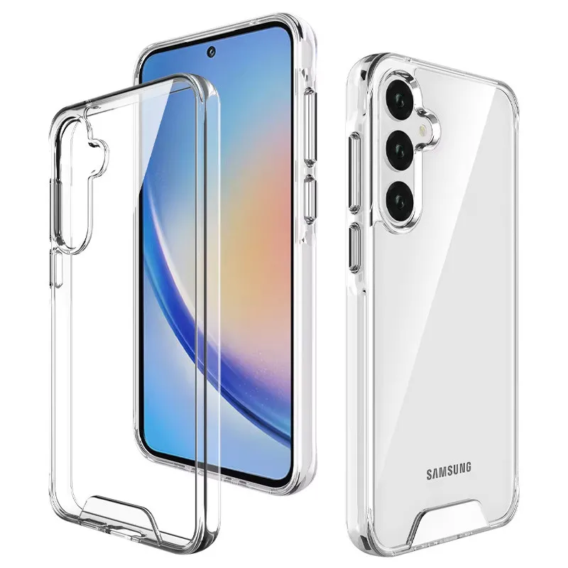 Чохол TPU Space Case transparent для Samsung Galaxy A35 Прозорий — фото 3