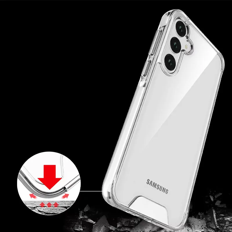 Чохол TPU Space Case transparent для Samsung Galaxy A35 Прозорий — фото 4