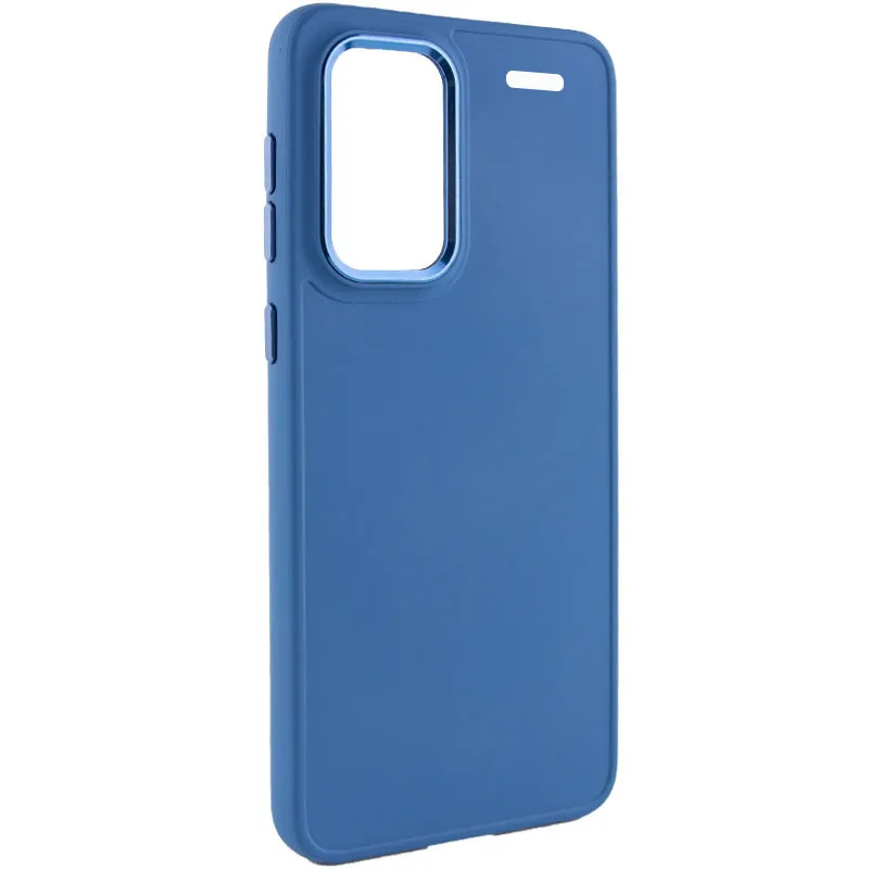 TPU чохол Bonbon Metal Style для Xiaomi Redmi Note 13 Pro+ Синій / Denim Blue — фото 2