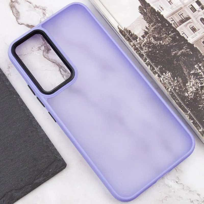 Чохол TPU+PC Lyon Frosted для Xiaomi Redmi Note 13 4G Purple — фото 5