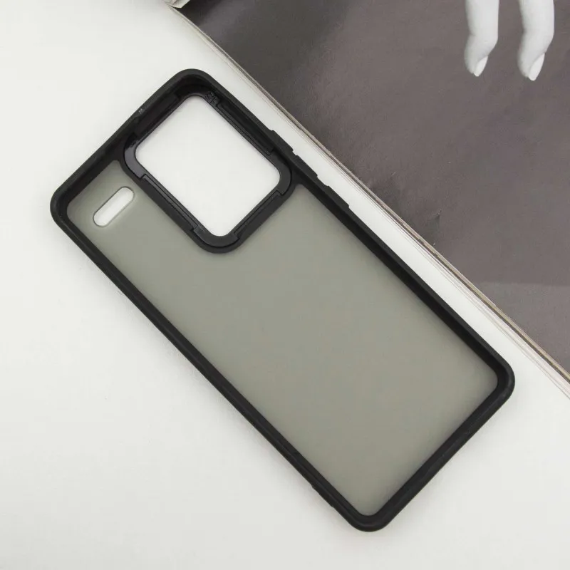 Чохол TPU+PC Lyon Frosted для Xiaomi Redmi Note 13 Pro+ Black — фото 4