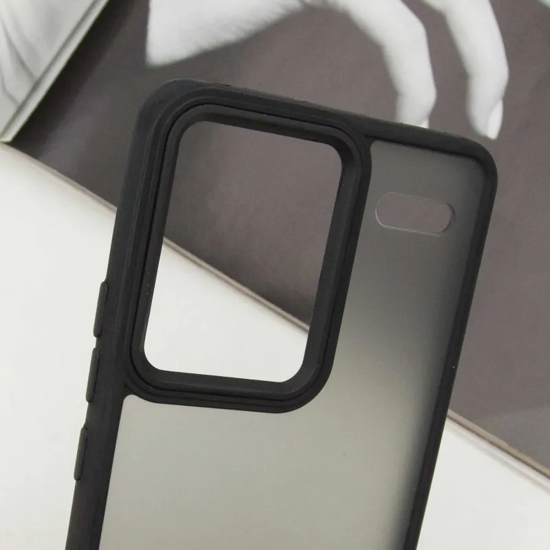 Чохол TPU+PC Lyon Frosted для Xiaomi Redmi Note 13 Pro+ Black — фото 5