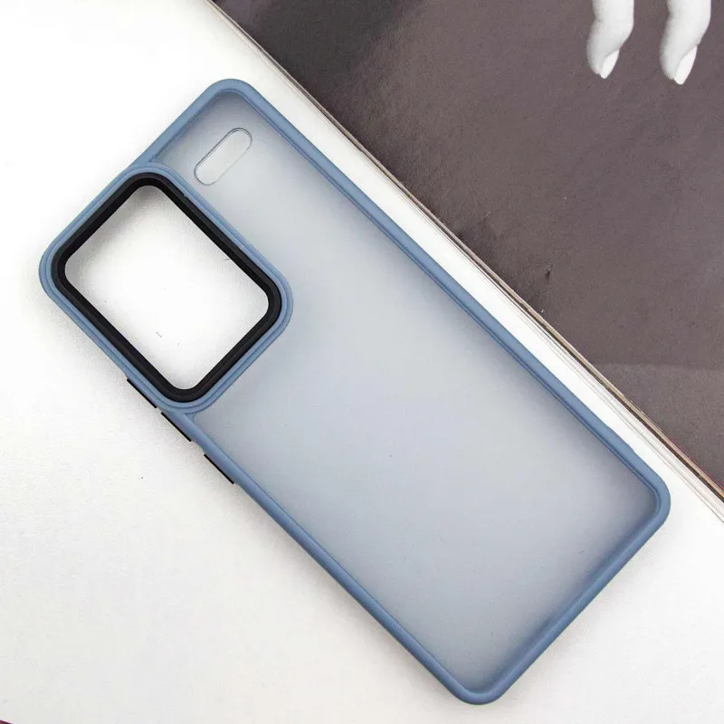 Чохол TPU+PC Lyon Frosted для Xiaomi Redmi Note 13 Pro+ Sierra Blue — фото 3