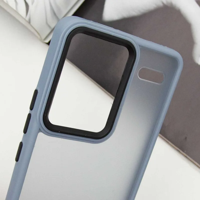 Чохол TPU+PC Lyon Frosted для Xiaomi Redmi Note 13 Pro+ Sierra Blue — фото 5