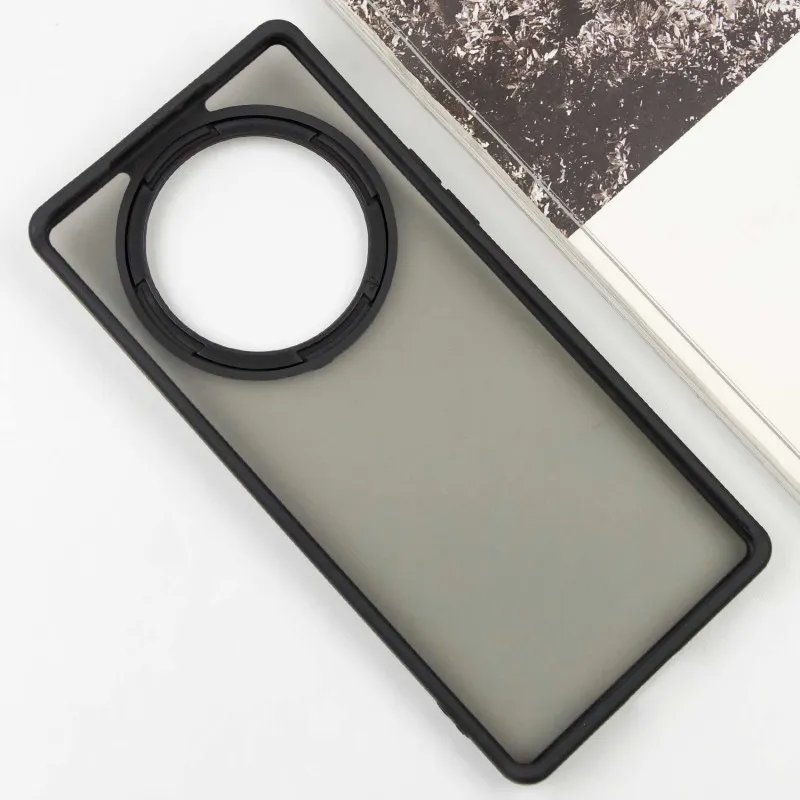 Чохол TPU+PC Lyon Frosted для Xiaomi Redmi A3 Black — фото 4