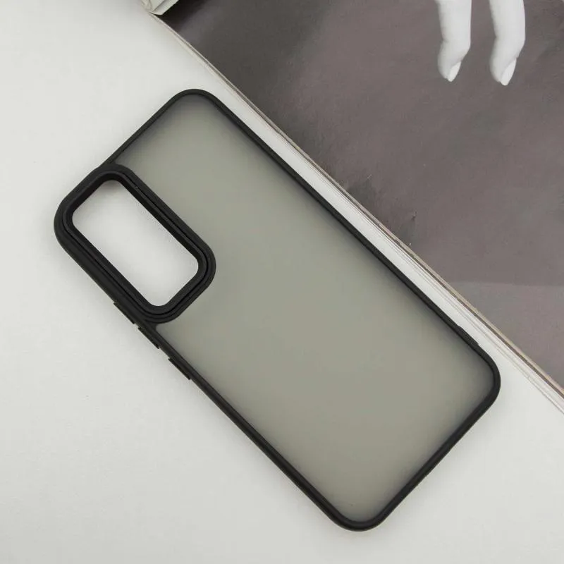 Чохол TPU+PC Lyon Frosted для Samsung Galaxy A55 Black — фото 3
