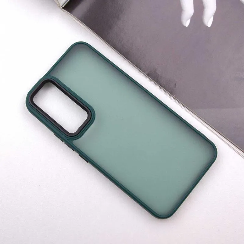 Чохол TPU+PC Lyon Frosted для Samsung Galaxy A55 Green — фото 2