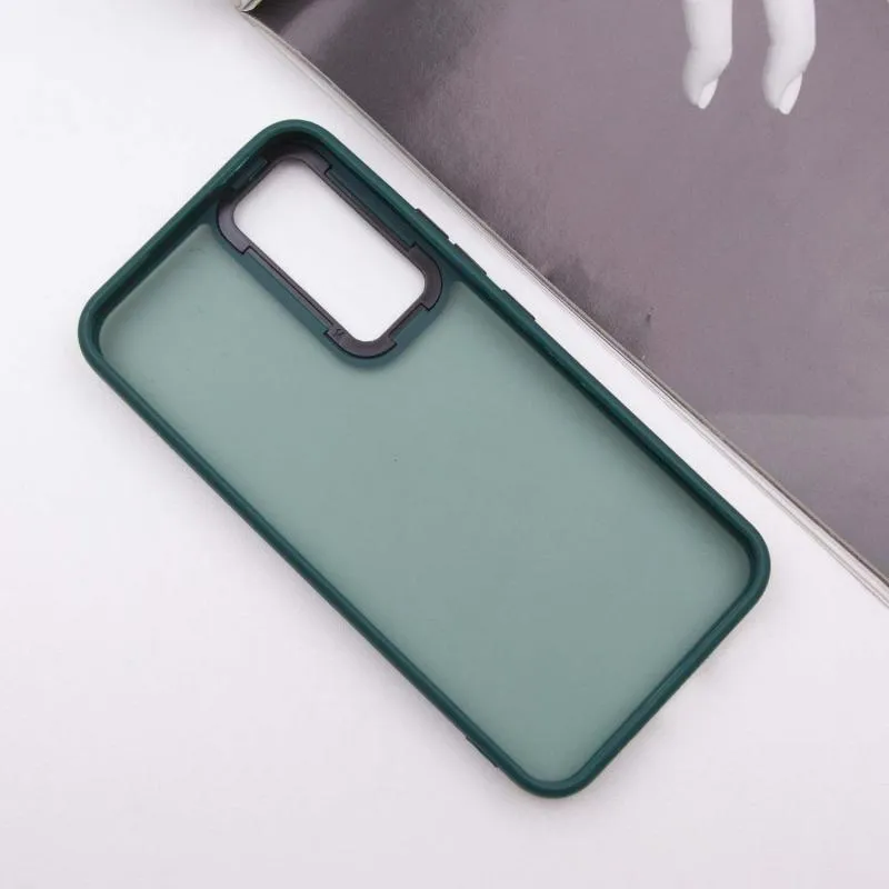 Чохол TPU+PC Lyon Frosted для Samsung Galaxy A55 Green — фото 3