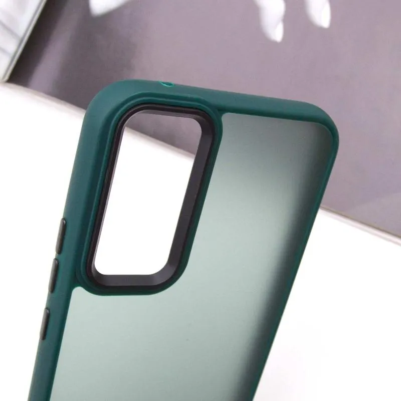 Чохол TPU+PC Lyon Frosted для Samsung Galaxy A55 Green — фото 4