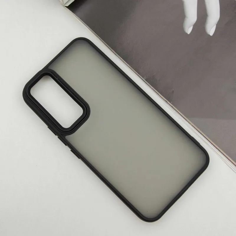 Чохол TPU+PC Lyon Frosted для Samsung Galaxy A35 Black — фото 3