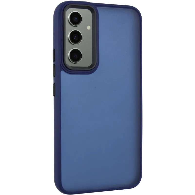 Чохол TPU+PC Lyon Frosted для Samsung Galaxy A35 Navy Blue