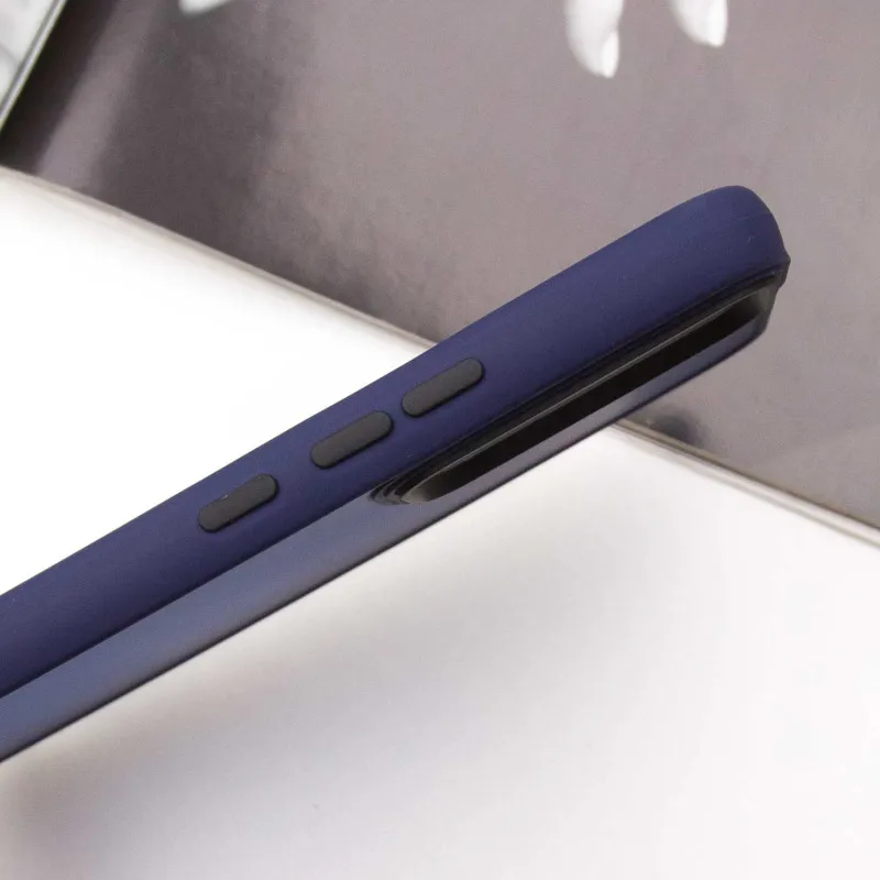 Чохол TPU+PC Lyon Frosted для Samsung Galaxy A35 Navy Blue — фото 5