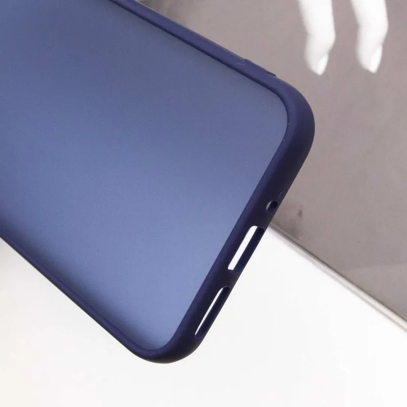 Чохол TPU+PC Lyon Frosted для Samsung Galaxy A35 Navy Blue — фото 6