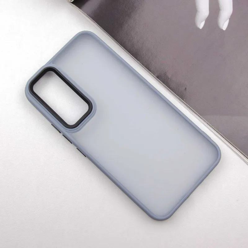 Чохол TPU+PC Lyon Frosted для Samsung Galaxy A35 Sierra Blue — фото 2