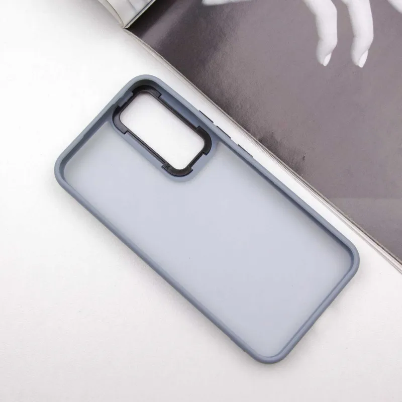 Чохол TPU+PC Lyon Frosted для Samsung Galaxy A35 Sierra Blue — фото 3