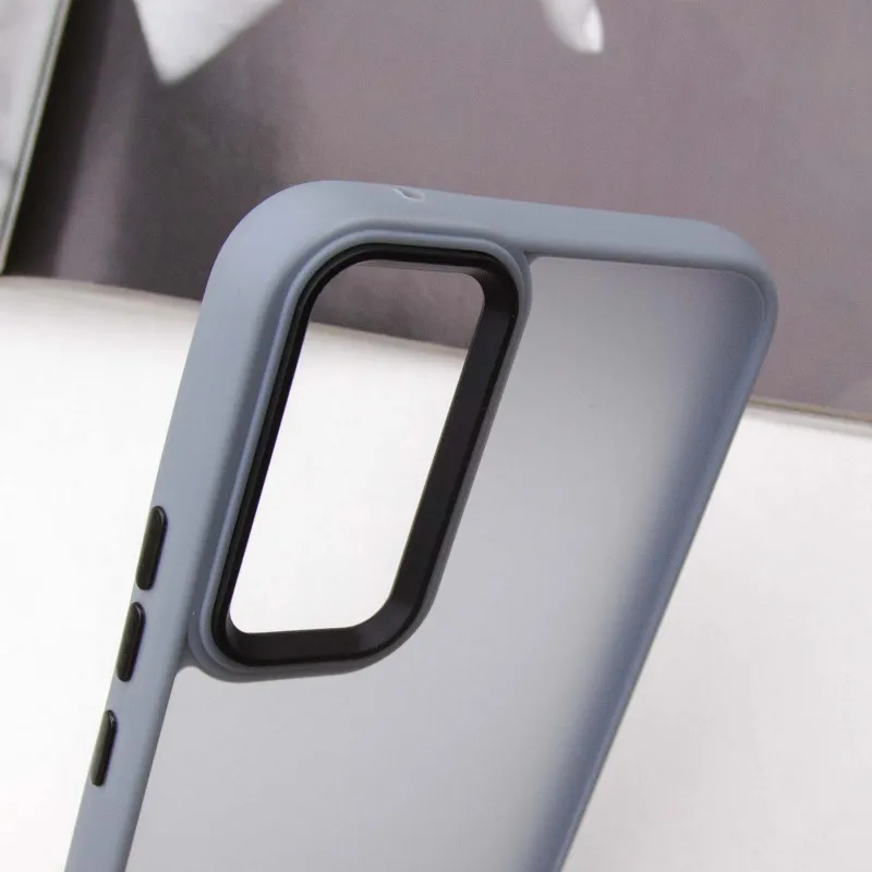 Чохол TPU+PC Lyon Frosted для Samsung Galaxy A35 Sierra Blue — фото 4