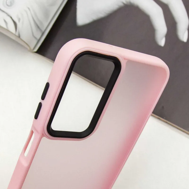 Чохол TPU+PC Lyon Frosted для Samsung Galaxy A25 5G Pink — фото 4