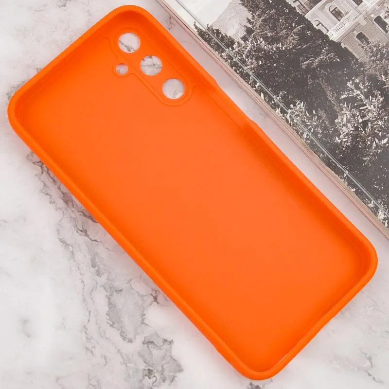 Силіконовий чохол Candy Full Camera для Samsung Galaxy A25 5G Помаранчевий / Orange — фото 3