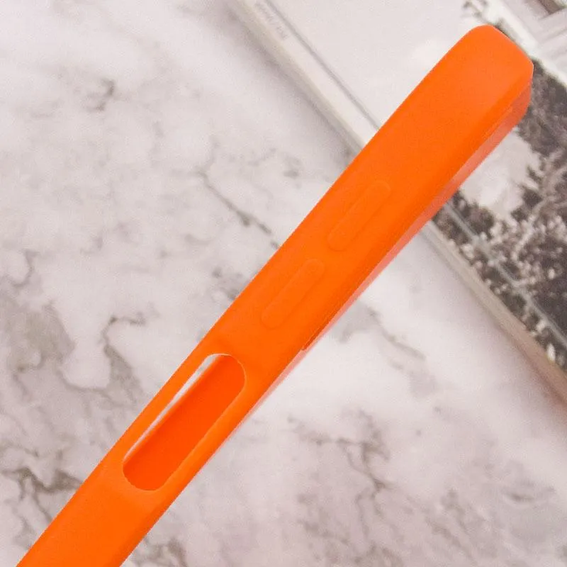 Силіконовий чохол Candy Full Camera для Samsung Galaxy A25 5G Помаранчевий / Orange — фото 4