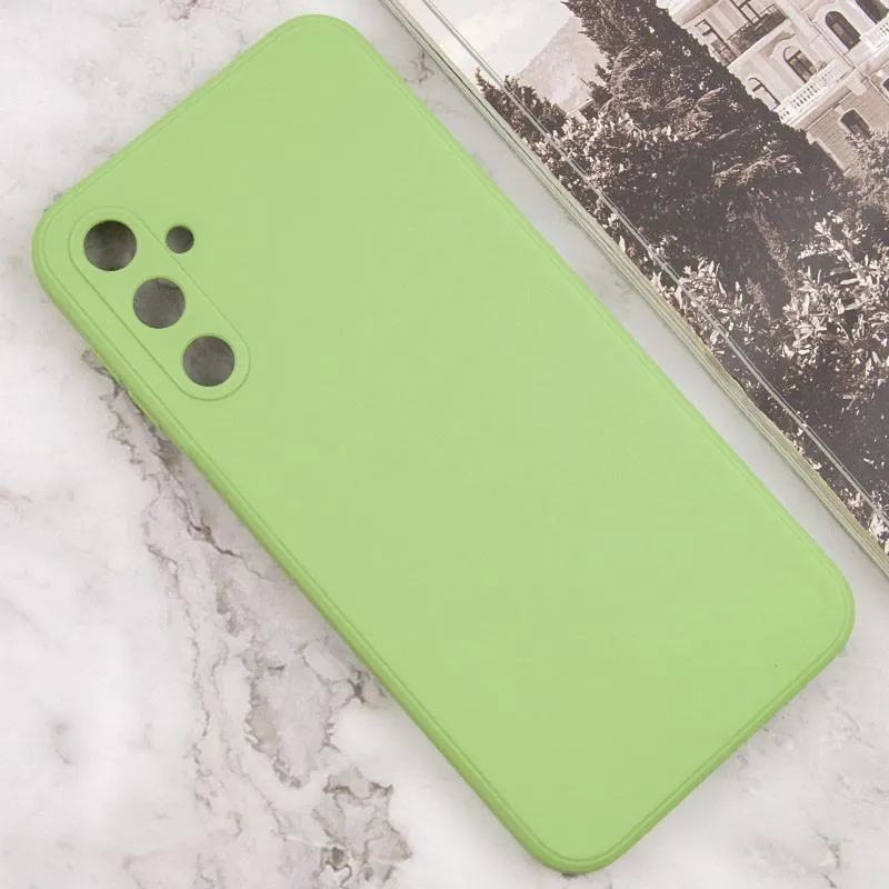 Силіконовий чохол Candy Full Camera для Samsung Galaxy A55 Фісташковий — фото 3