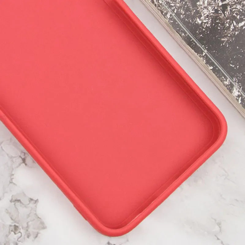Силіконовий чохол Candy Full Camera для Xiaomi Redmi Note 13 Pro+ Червоний / Camellia — фото 4