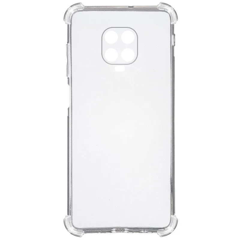 TPU чохол GETMAN Ease logo посилені кути Full Camera для Xiaomi Redmi Note 9s/Note 9 Pro/9 Pro Max Безбарвний