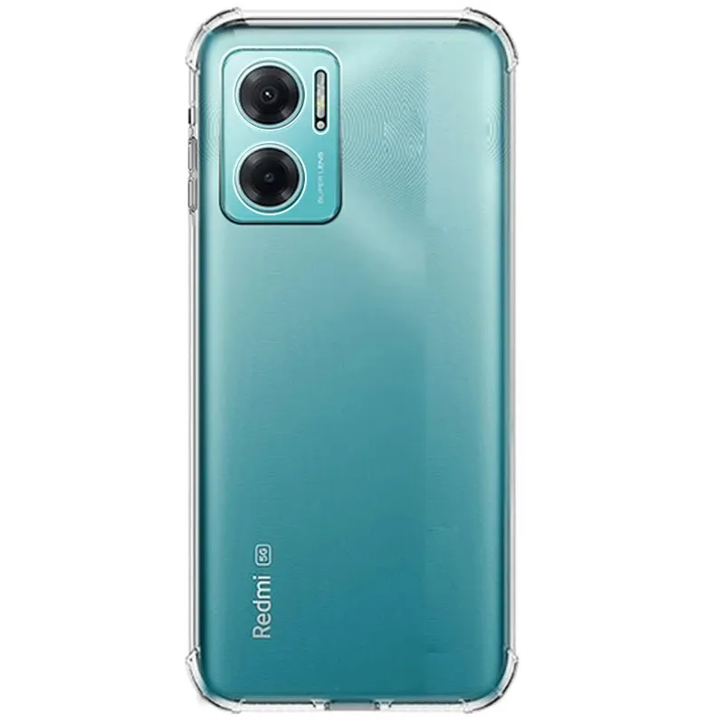 TPU чохол GETMAN Ease logo посилені кути Full Camera для Xiaomi Redmi Note 11E Безбарвний