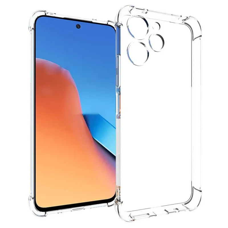 TPU чохол GETMAN Ease logo посилені кути Full Camera для Xiaomi Redmi 12 Безбарвний