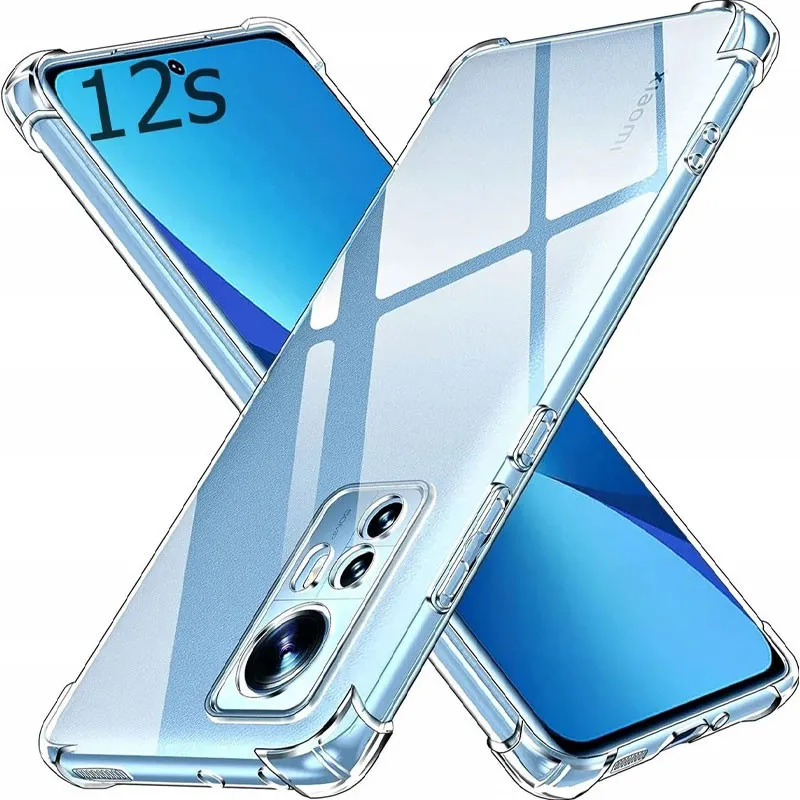 TPU чохол GETMAN Ease logo посилені кути Full Camera для Xiaomi Redmi Note 12S Безбарвний