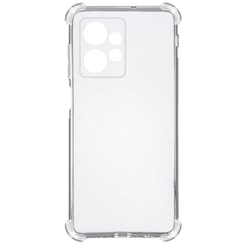 TPU чохол GETMAN Ease logo посилені кути Full Camera для Xiaomi Redmi Note 13 4G Безбарвний