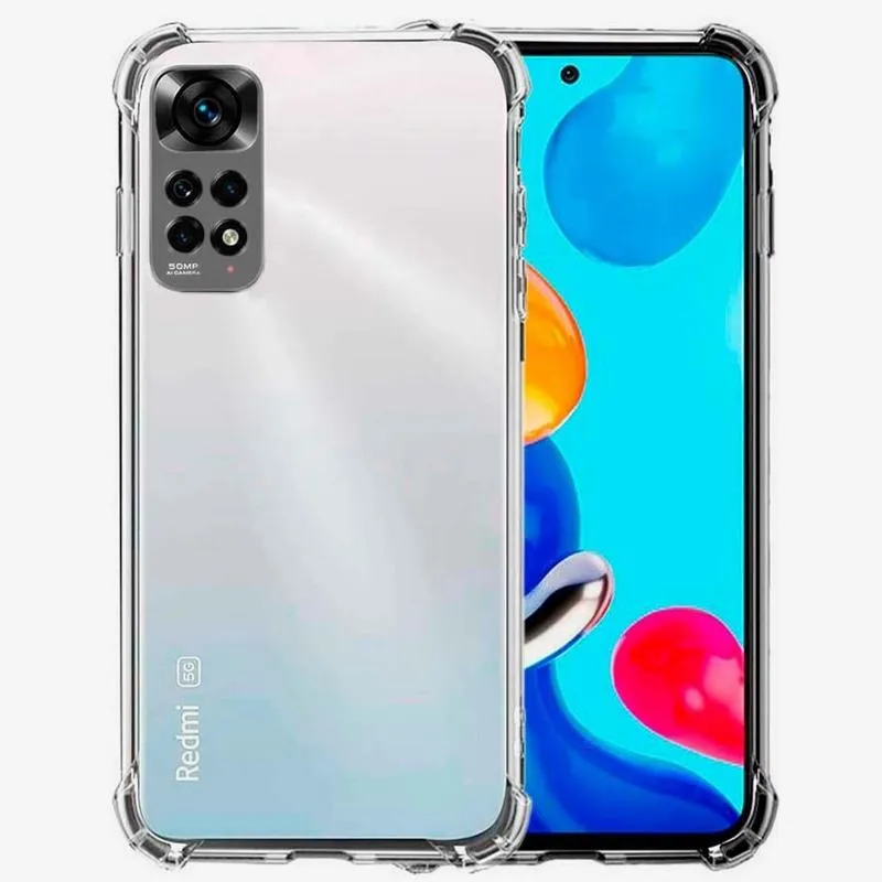 TPU чохол GETMAN Ease logo посилені кути Full Camera для Xiaomi Redmi Note 11 / Note 11S Безбарвний