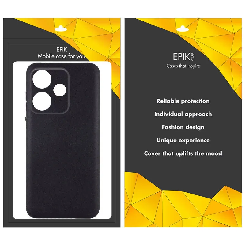 Чохол TPU Epik Black Full Camera для Xiaomi Redmi 13 4G / Poco M6 4G Чорний — фото 4
