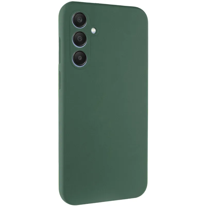Чохол Silicone Cover Lakshmi Full Camera для Samsung Galaxy A35 Зелений / Cyprus Green
