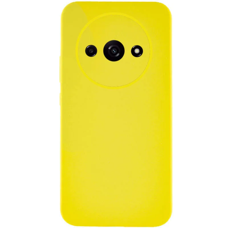 Чохол Silicone Cover Lakshmi Full Camera для Xiaomi Redmi A3 Жовтий / Yellow