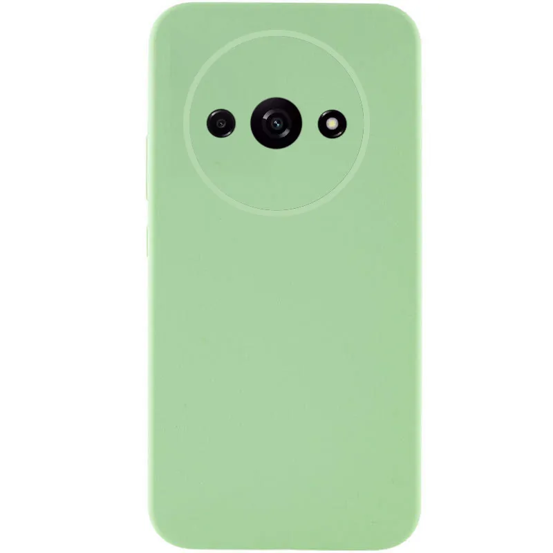 Чохол Silicone Cover Lakshmi Full Camera для Xiaomi Redmi A3 М'ятний / Mint