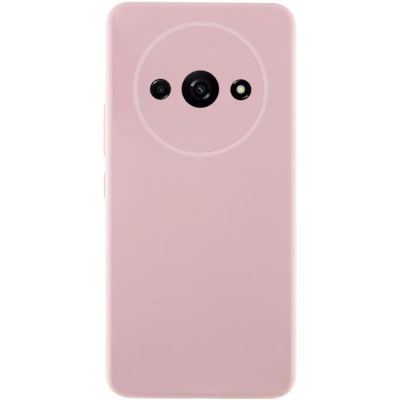 Чохол Silicone Cover Lakshmi Full Camera для Xiaomi Redmi A3 Рожевий / Pink Sand