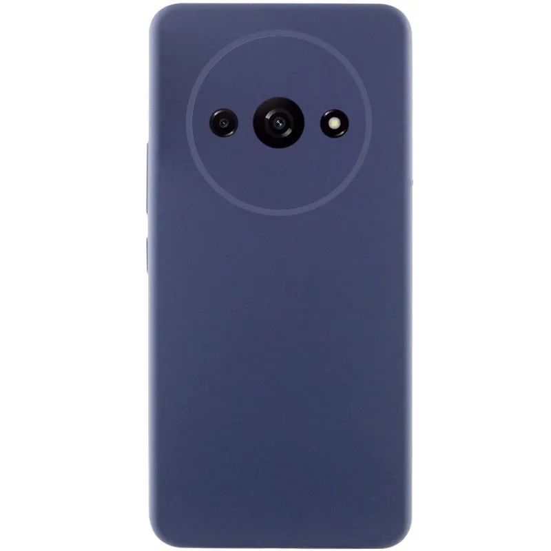 Чохол Silicone Cover Lakshmi Full Camera для Xiaomi Redmi A3 Темно-синій / Midnight blue