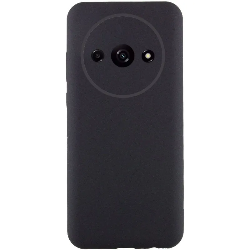 Чохол Silicone Cover Lakshmi Full Camera для Xiaomi Redmi A3 Чорний / Black