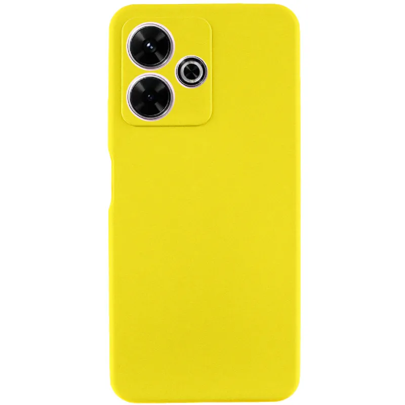 Чохол Silicone Cover Lakshmi Full Camera для Xiaomi Redmi 13 4G / Poco M6 4G Жовтий / Yellow