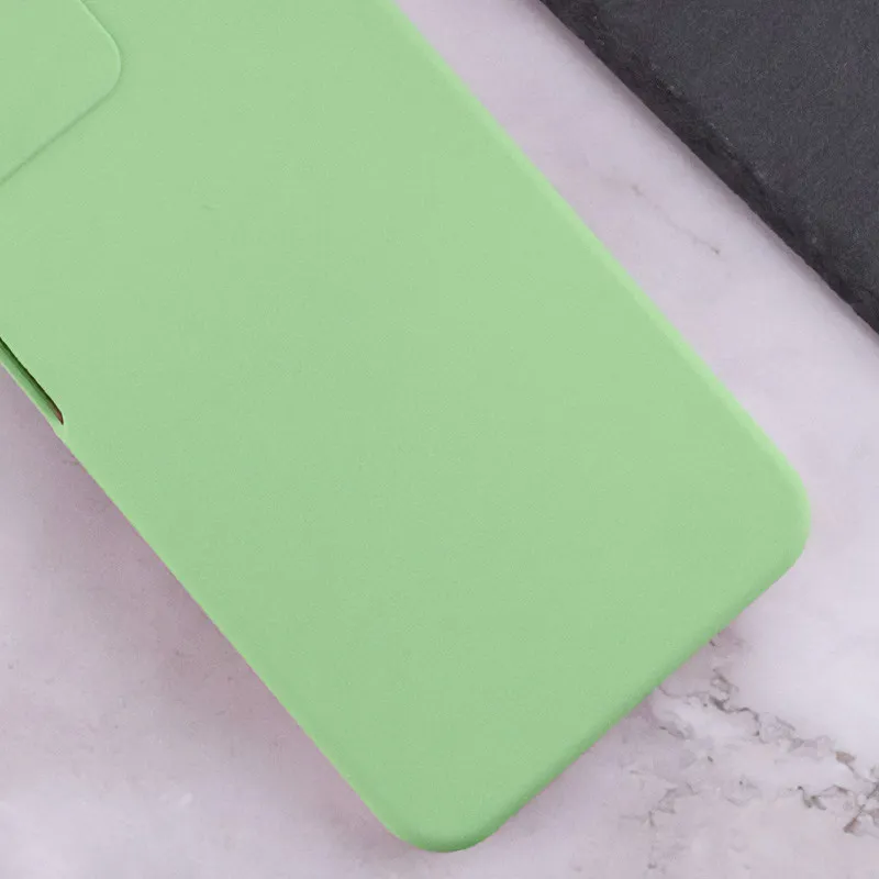Чохол Silicone Cover Lakshmi Full Camera для Xiaomi Redmi 13 4G / Poco M6 4G М'ятний / Mint — фото 3