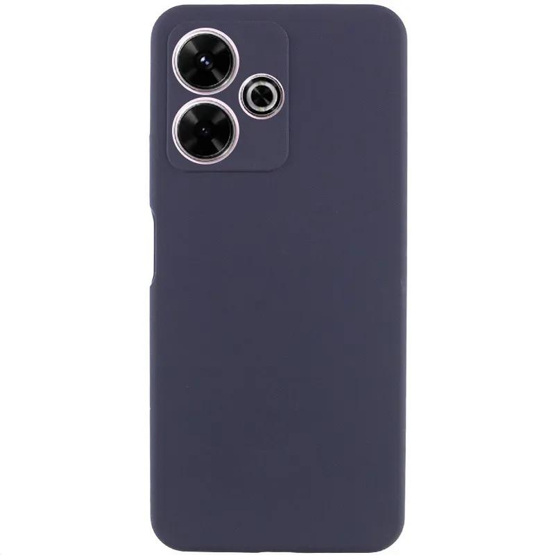 Чохол Silicone Cover Lakshmi Full Camera для Xiaomi Redmi 13 4G / Poco M6 4G Темно-синій / Midnight blue