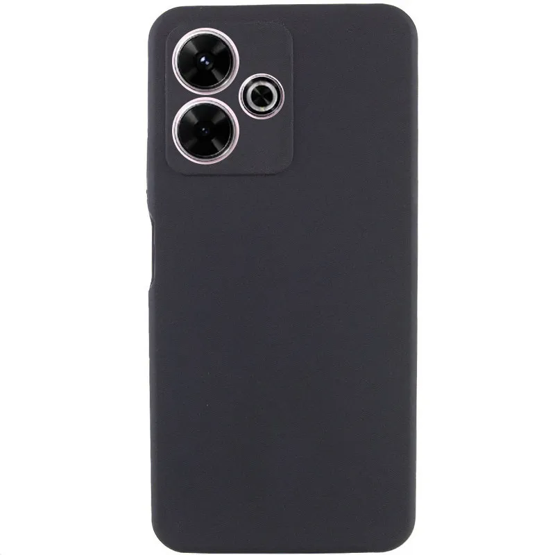 Чохол Silicone Cover Lakshmi Full Camera для Xiaomi Redmi 13 4G / Poco M6 4G Чорний / Black
